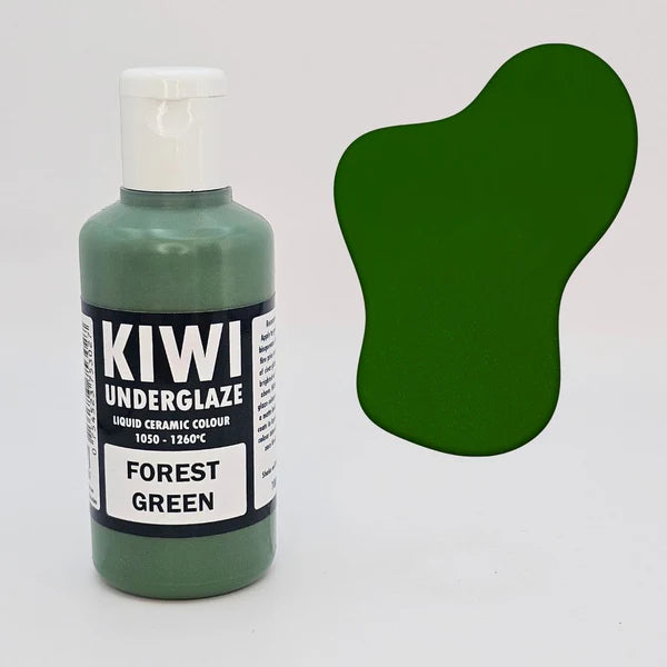 Forest Green Kiwi Underglaze
